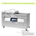 Double chamber meat/quail egg vacuum packing machine price YO-700D